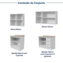 Ver imagem 6 de Cozinha Modulada 4 Peças 2 Aéreos 2 Balcões com Tampo Marselha CabeCasa MadeiraOriginals