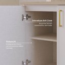 Ver mais imagens de Cozinha Planejada 4 Peças 2 Aéreos 2 Balcões com Tampo Marselha CabeCasa MadeiraOriginals Branco