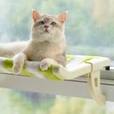 Ver imagem 4 de Cama Suspensa Janela Gato Pet Luxo Veludo Confortavel Rede Descanso Visao Panoramica Caminha Anti Es