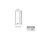 Ver imagem 5 de Porta de Alumínio Lambri 215x95cm com Puxador de 40 cm Lucasa Alumínio Branco