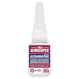 Cola Instantanea Almasuper 20g Ultra Rapido Adesivo - 1