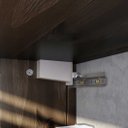 Ver imagem 7 de Rack de Parede Sala TV 75 Ripado 2 Nichos 175 cm Madeira Cor Imbuia Rian Idimex