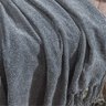 Manta P/ Sofá - Boras Chenille - 2 Lugares - 1,70m X 1,25m - Cinza - Niazitex Dohler - 2