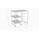 Ver imagem 3 de Aparador Industrial para Cervejeira com 2 Prateleiras