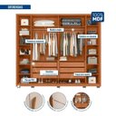 Ver imagem 6 de Guarda Roupa Casal 6 Portas 6 Gavetas Suburban Gold 100% MDF Espresso Móveis Marrom/Freijo/Off White