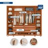 Guarda Roupa Casal 6 Portas 6 Gavetas Suburban Gold 100% Mdf Espresso Móveis - 5
