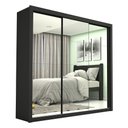 Ver imagem 1 de Guarda-roupa Casal Melissa com 4 Gavetas Super Glass Carioca Móveis