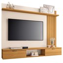 Ver imagem 1 de Painel para Tv 55 Pol com Bancada Suspensa Lake B01 Cinamomo Off White - Lyam Decor