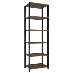 Guarda-roupa Closet Modulado Valencia 59cm Rustic/preto Madesa - 3