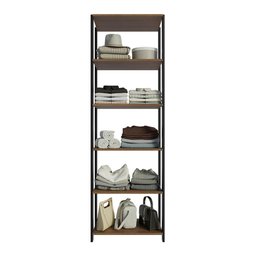 Guarda-roupa Closet Modulado Valencia 59cm Rustic/preto Madesa - 9