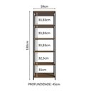 Ver imagem 4 de Guarda-roupa Closet Modulado Valencia 59cm Madesa