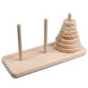 Ver imagem 1 de Torre de Hanói Grande Madeira - J029 - Olly Toys