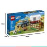 Brinquedo Lego City Blocos de Montar Transportadora de Cavalos 196 peças 4 Bonequinhos 5+ Anos - 5