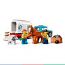 Brinquedo Lego City Blocos de Montar Transportadora de Cavalos 196 peças 4 Bonequinhos 5+ Anos - 6