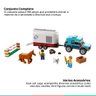 Brinquedo Lego City Blocos de Montar Transportadora de Cavalos 196 peças 4 Bonequinhos 5+ Anos - 2