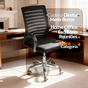 Ver imagem 2 de Kit 2 Cadeiras de Escritório Secretaria Diretor Roma Ergonômica