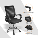 Ver imagem 7 de Kit 2 Cadeiras de Escritório Secretaria Diretor Roma Ergonômica