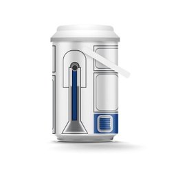 Cooler Beek 10 Latas Robo Azul - 2