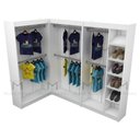 Ver imagem 2 de KIT LOJA, CLOSET, CABIDEIRO DUPLO E SAPATEIRA M29.2020.B 100% MDF MUNDI MOVEIS