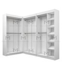 Ver imagem 5 de KIT LOJA, CLOSET, CABIDEIRO DUPLO E SAPATEIRA M29.2020.B 100% MDF MUNDI MOVEIS