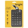 Kit 10 Teclados Numéricos com cabo retrátil USB Preto Bright - 3