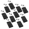 Kit 10 Teclados Numéricos com cabo retrátil USB Preto Bright - 1
