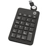 Kit 10 Teclados Numéricos com cabo retrátil USB Preto Bright - 2