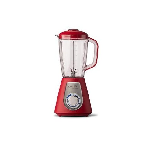 Liquidificador Super Blender Cellini Vermelho 4 Velocidades Faca de 7 Lâminas 1000w 127v