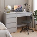 Ver imagem 1 de Mesa Escrivaninha 5 Gavetas 136CMX81CMX45CM 100% MDF