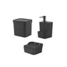 Kit Pia Cozinha com 3 Peças Lixeira 2,5L Martiplast OU Preto - 1