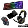 Kit Gamer Mouse Gamer Teclado Mecânico Headset 7.1 Mouse Pad - 5