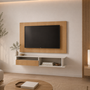 Ver imagem 1 de Painel com Rack Funcional para TV - Tokyo Slim 136cm