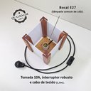 Ver imagem 3 de Luminária de Mesa Decorativa Madeira Maciça Nobre Artesanal