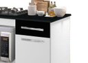 Ver imagem 5 de Balcao Honduras cor BR / PRETO p/ cooktop 5 bocas e p/ Forno PASSE BEM