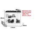 Ver imagem 4 de Balcao Honduras cor BR / PRETO p/ cooktop 5 bocas e p/ Forno PASSE BEM