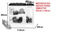 Ver imagem 4 de Balcao Honduras cor BR / PRETO p/ cooktop 5 bocas e p/ Forno PASSE BEM