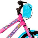 Ver imagem 2 de Bicicleta Infantil Aro 16 Colli Aurora Fest Freio V-Brake 1 Marcha Cestinha