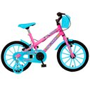 Ver imagem 1 de Bicicleta Infantil Aro 16 Colli Aurora Fest Freio V-Brake 1 Marcha Cestinha