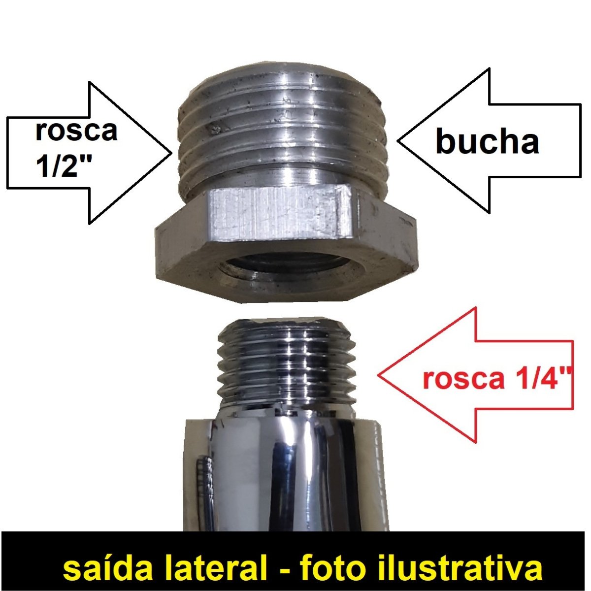 2143 C80 Torneira Bancada c/ Tubo Gourmet  p/ Filtro 1/4" ou Máquina Lavar Louça 3/4" - 5