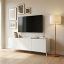 Ver imagem 1 de Rack com 3 Portas e 2 Prateleiras 13,5cm Curve Brv Móveis