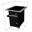 Ver imagem 6 de Fogão a Lenha Munique Chapa Vitrocerâmica Preto Antonow