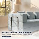 Ver imagem 6 de Sofá Cama 3 Lugares na Caixa 190 cm Capri Bouclê B05 - D'Rossi