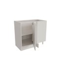 Ver imagem 3 de Balcão de Canto Reto Planejado sem Tampo 1 Porta Arizona CabeCasa MadeiraOriginals Branco