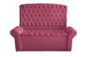Ver imagem 1 de Kit Dubaí Cabeceira de Cama Box Casal e Recamier Baú Solteiro 90 Cm Suede Rosa Bebê do Lar Móveis