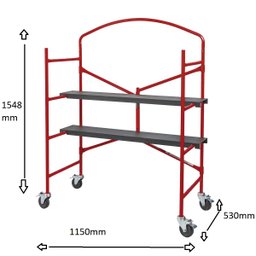 Plataforma Dobrável Portátil 225kg Worker - 2
