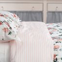 Ver imagem 2 de Capa de Duvet Algodão Casal 230 Fios Lily Garden Blue Gardenia