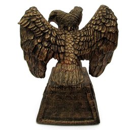 Estátua Águia bicéfala grau 33 - inspetor geral do rito (17cm) Relaxar e Meditar - 3