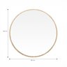 Espelho Redondo Happ 90 Cm Tauari - 2