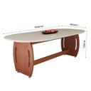 Ver imagem 4 de Mesa de Jantar Oval Grande Estilo Moderno para Área Gourmet