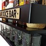 Barzinho Bar de Parede Mdf Decoração Linha Premium - Barzinho - 60 X 26 Preto Fosco - 5